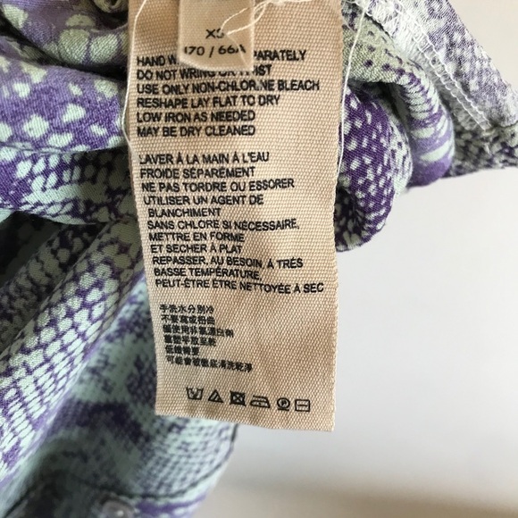 Free People Katie Button Front Midi Skirt Snake - Picture 6 of 7